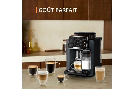 Expresso avec broyeur Krups Sensation Lait EA912HF1 Gris anthracite