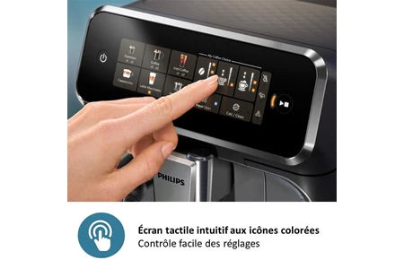 Expresso avec broyeur Philips EP3349/70 Machine automatique Série 3300 LatteGO