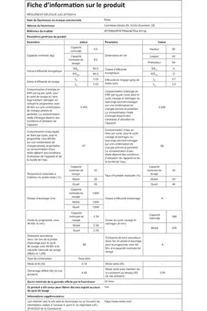 Lave-linge séchant Miele WTR860WPM