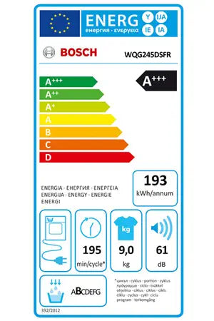 Sèche-linge pompe à chaleur Bosch WQG245DSFR