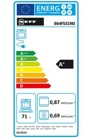 Four encastrable Neff B64FS31N0 - N90