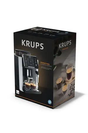 Expresso avec broyeur Krups SENSATION Machine à café à grain SILVER EA910E10