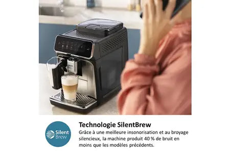 Expresso avec broyeur Philips EP5547/90 machine automatique Série 5500 - LatteGo