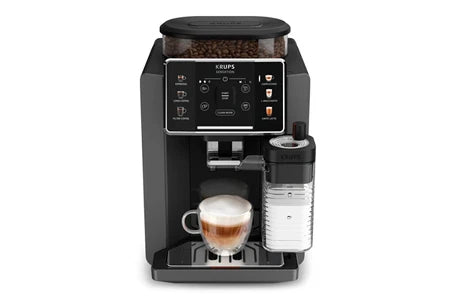 Expresso avec broyeur Krups Sensation Lait EA912HF1 Gris anthracite