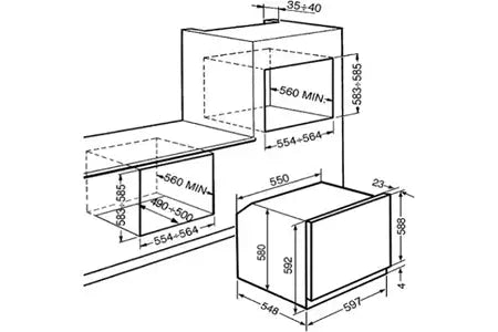 Four encastrable Smeg SFP750AOPZ