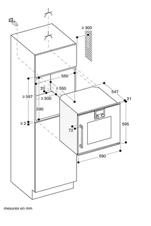 Four encastrable Gaggenau BOP210132