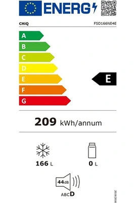 Congélateur armoire CHiQ Congélateur armoire - - No frost FSD166NE4E - 166L - Noir