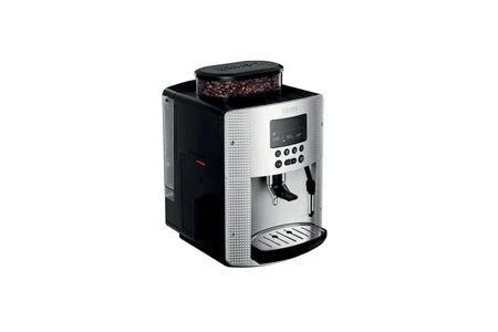 Combiné expresso cafetière Seb Krups Essential EA815E70 - Machine à café automatique avec mousseur à lait - 15 bar - argent