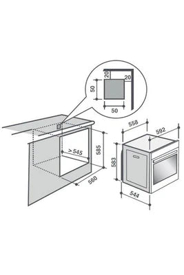 Four encastrable Sauter SOP6214LB