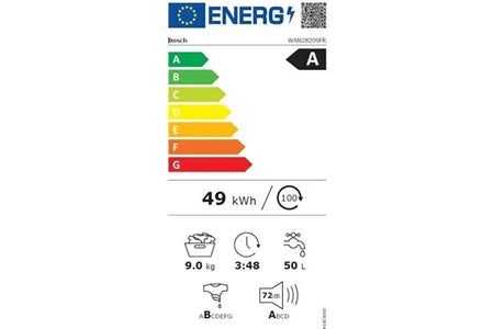 Lave-linge hublot Bosch  WAN28209FR Serie 4