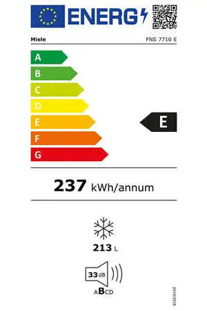 Congélateur armoire Miele FNS 7710 E - Encastrable 177 cm