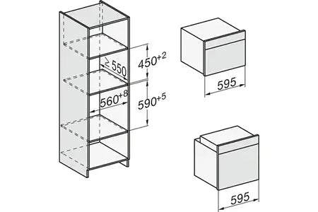 Four encastrable Miele H 7164 BP
