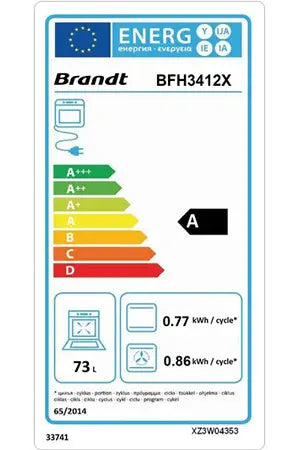 Four encastrable Brandt BFH3412X