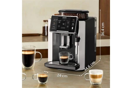 Expresso avec broyeur Krups SENSATION Machine à café à grain SILVER EA910E10