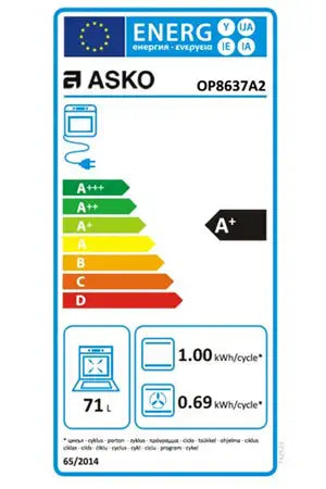 Four encastrable Asko OP8637A2