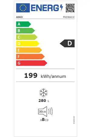 Congélateur armoire Asko FN23841W