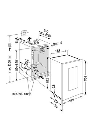 Cave multi-températures Liebherr EWTGB 1683-26
