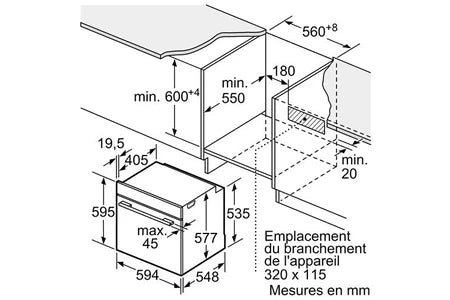 Four encastrable Siemens HR776G3B1