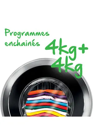 Lave-linge séchant Beko HTE7614YBST SLIM