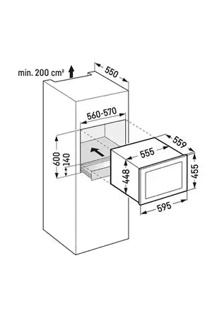 Cave de vieillissement Liebherr cave encastrable WKEGB 582-26