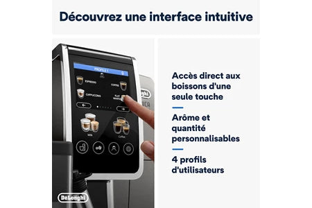 Expresso avec broyeur Delonghi FEB3895.TB Dinamica plus Titanium