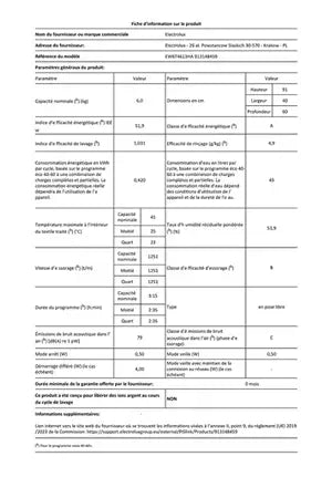 Lave-linge top Electrolux EW6T4613HA