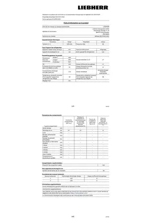 Cave de vieillissement Liebherr cave encastrable WKEGB 582-26