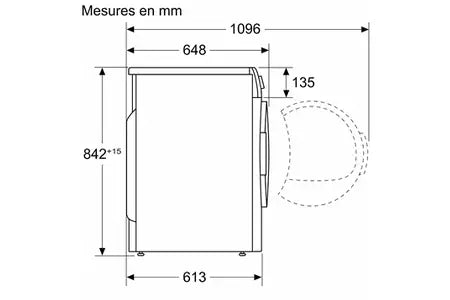 Sèche-linge pompe à chaleur Bosch WQG245DSFR