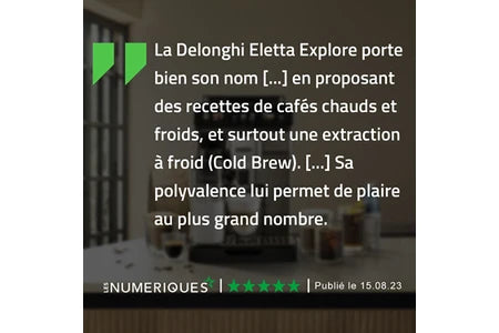 Expresso avec broyeur Delonghi ELETTA EXPLORE ECAM450.86.T TITANIUM