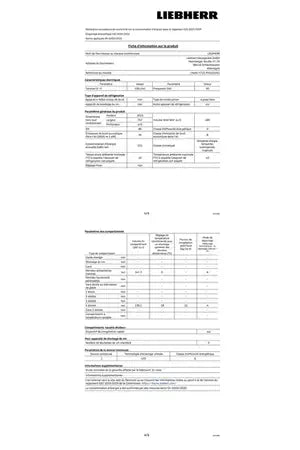 Réfrigérateur congélateur en bas Liebherr CNsfd 7723-20