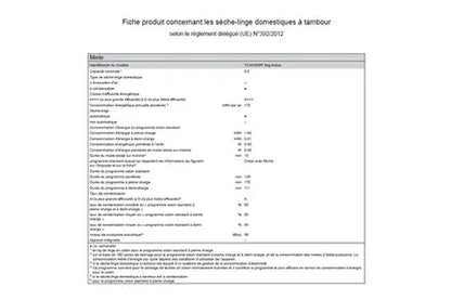 Sèche-linge pompe à chaleur Miele TCA 520 WP