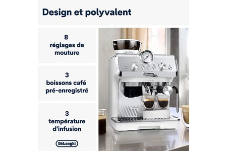 Expresso Delonghi La Specialista Arte EC9155.W Blanc Inox