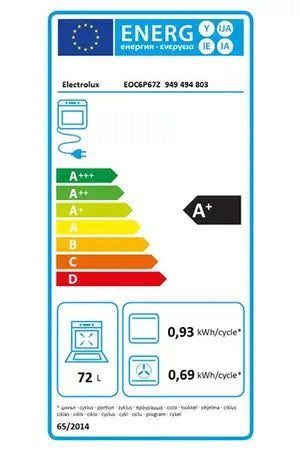 Four encastrable Electrolux EOC6P67Z