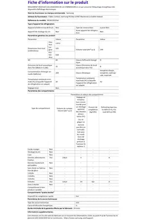 Réfrigérateur congélateur en bas Samsung rb34c602dsa