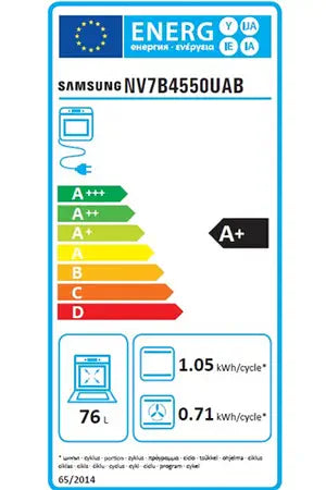Four encastrable Samsung NV7B4550UAB