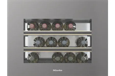 Cave de vieillissement Miele KWT 7112 iG Cave a vin encastrable avec FlexiFrame Plus et Push2open pour les amateurs de vin exigeants.
