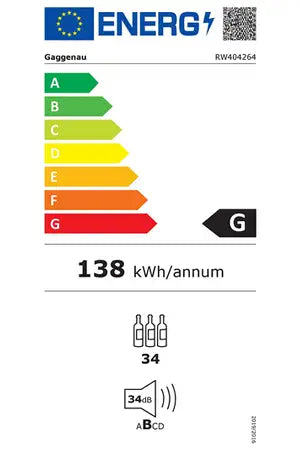 Cave de vieillissement Gaggenau rw404264