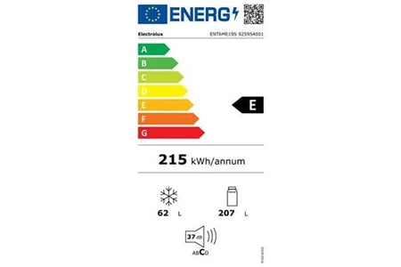 Réfrigérateur congélateur en bas encastrable  Electrolux  ENT6ME19S