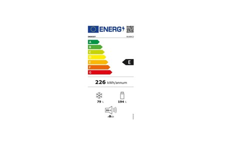 Réfrigérateur congélateur en bas Indesit Réfrigérateur combiné intégrable à glissières 273l BI18DC2