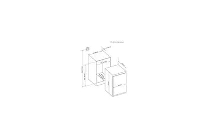 Congélateur armoire De Dietrich DFU884ES - ENCASTRABLE 88CM
