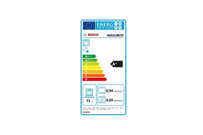 Four encastrable Bosch HBA553BV3F