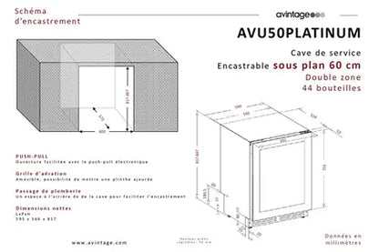 Cave de service Avintage avu50 platinum