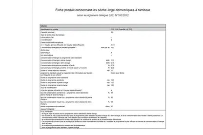 Sèche-linge pompe à chaleur Miele PDR 1108