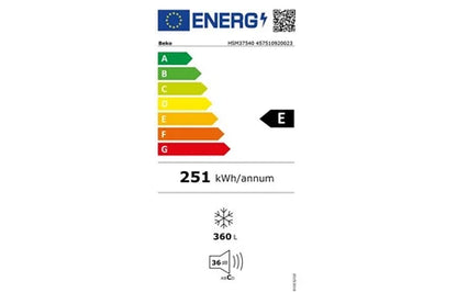 Congélateur coffre Beko Congélateur coffre 129cm 360l HSM37540