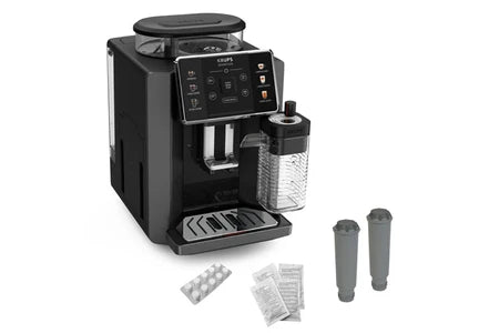 Expresso avec broyeur Krups Sensation Lait EA912HF1 Gris anthracite