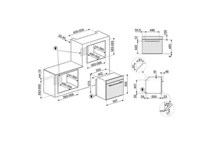 Four encastrable Smeg SOP6101S2B3