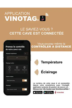 Cave de vieillissement Climadiff MILLESIME240DB