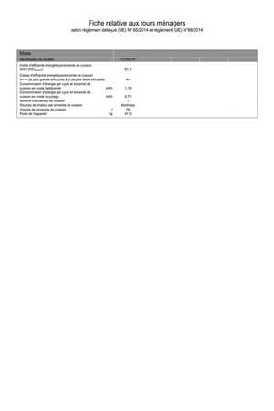 Four encastrable Miele H 7164 BP