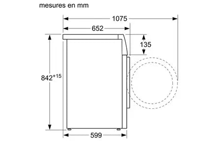 Sèche-linge pompe à chaleur Siemens WQ33G2D0FF