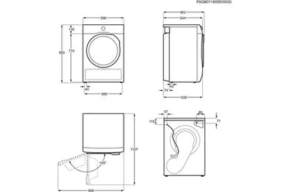 Sèche-linge à condensation Electrolux EW8HI9493DG